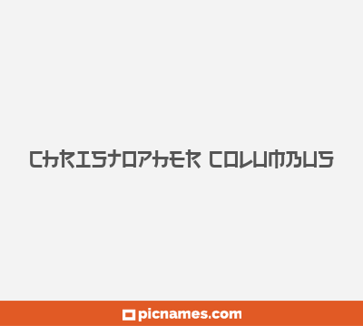 Christopher Columbus